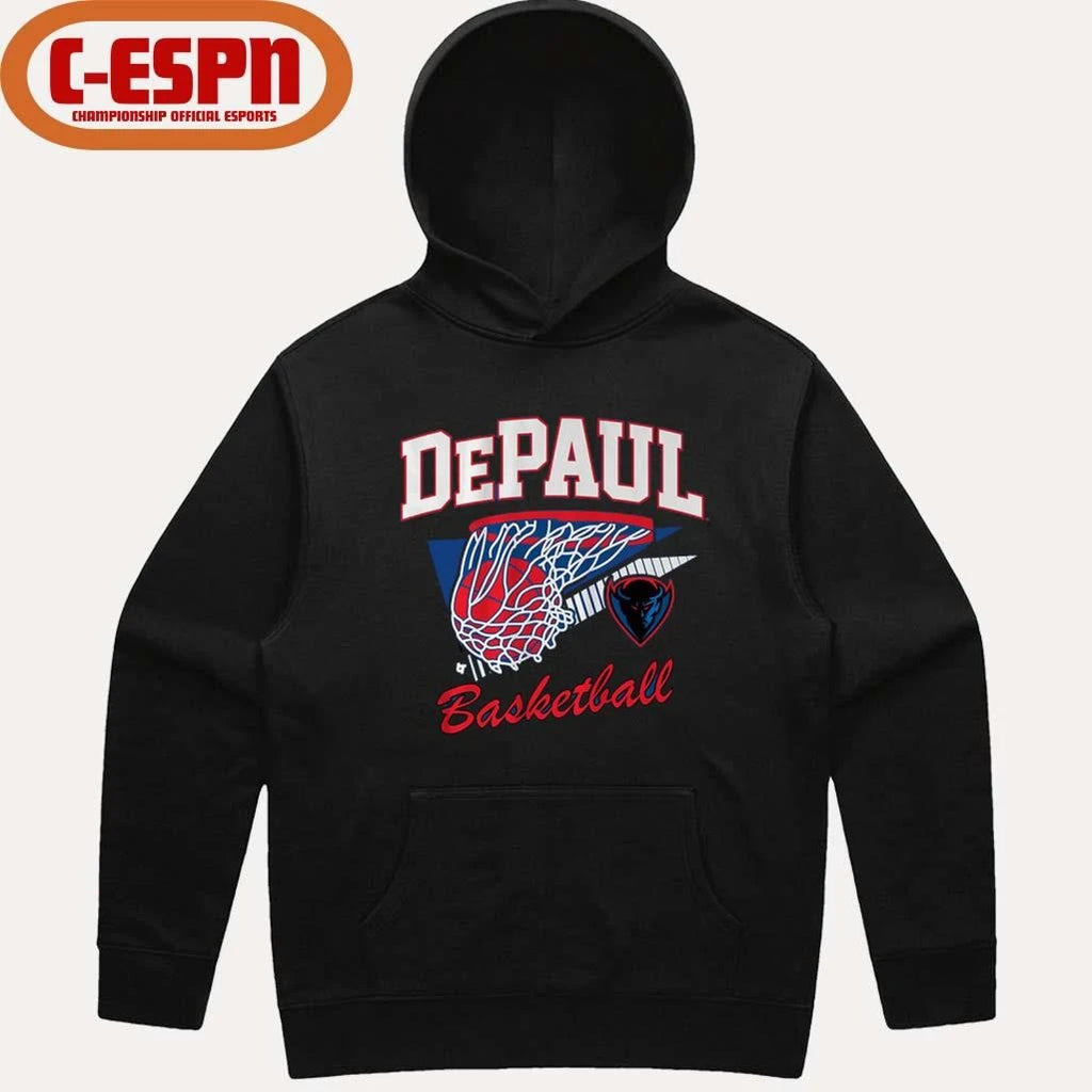 Official DePaul Blue Demons Throwback Basketball T-Shirt