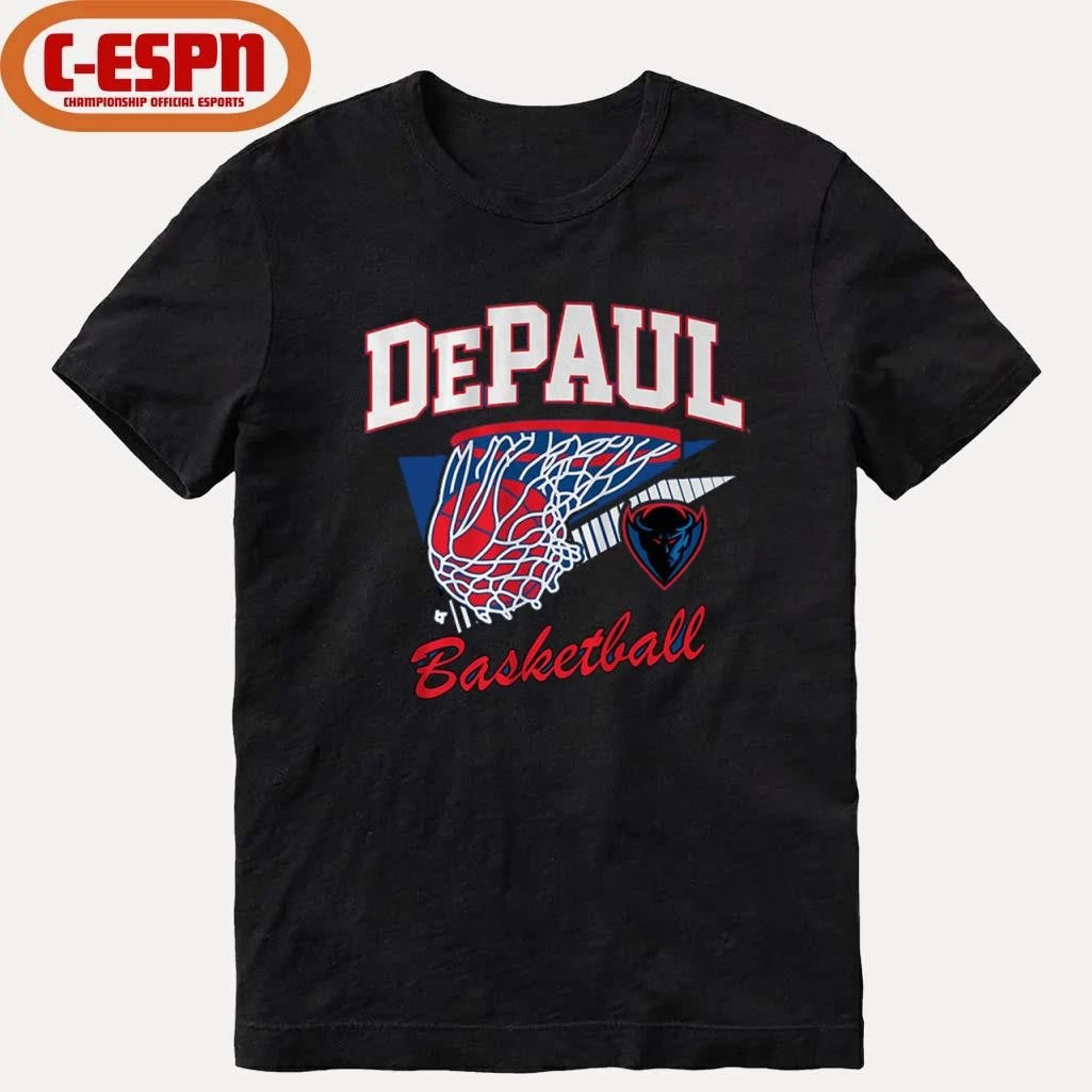 Official DePaul Blue Demons Throwback Basketball T-Shirt