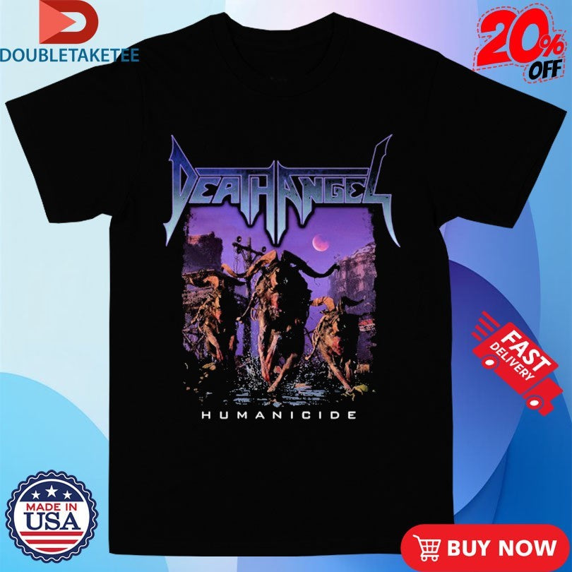 Official Death Angel Humanicide Album Shirts