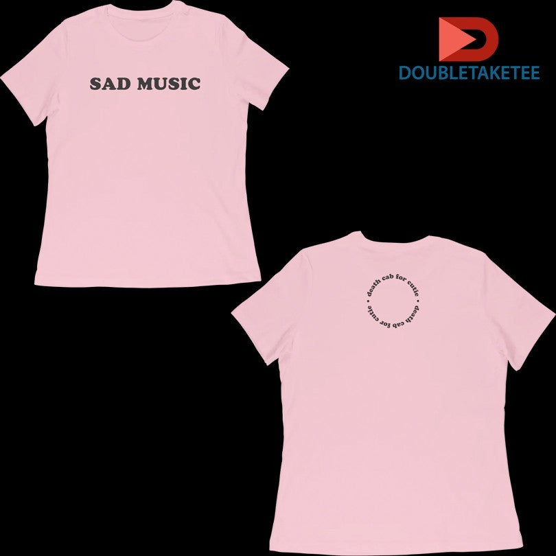Official Death Cab For Cutie Sad Music Shirts