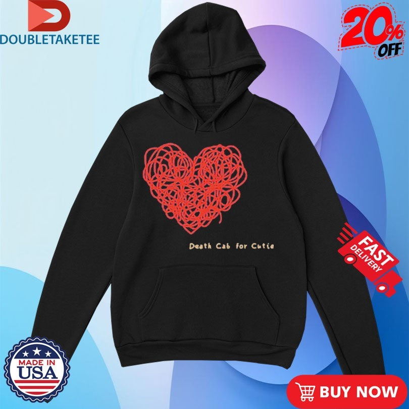 Official Death Cab For Cutie Thread Heart Shirts