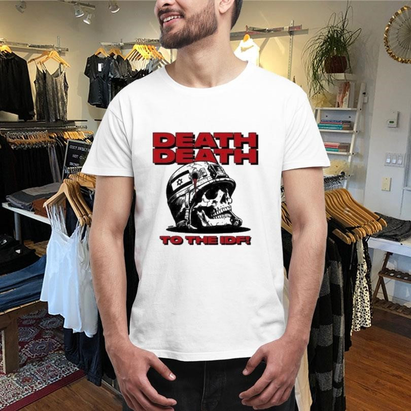Official Death Death To The IDF Skull Israel Shirts