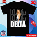 Official Delta Goodrem Delta Repeat Logo Shirts
