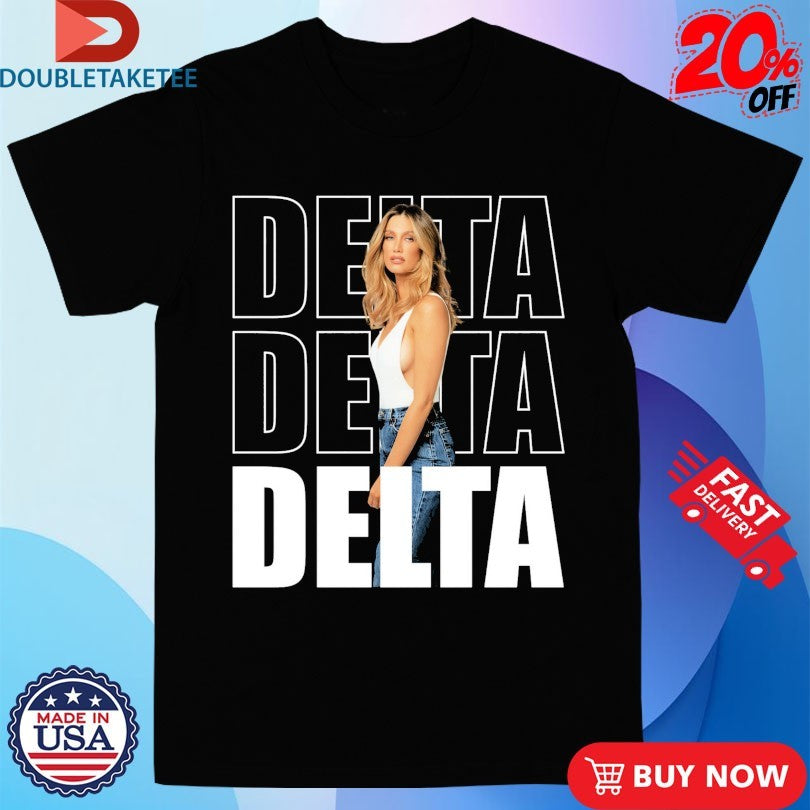 Official Delta Goodrem Delta Repeat Logo Shirts