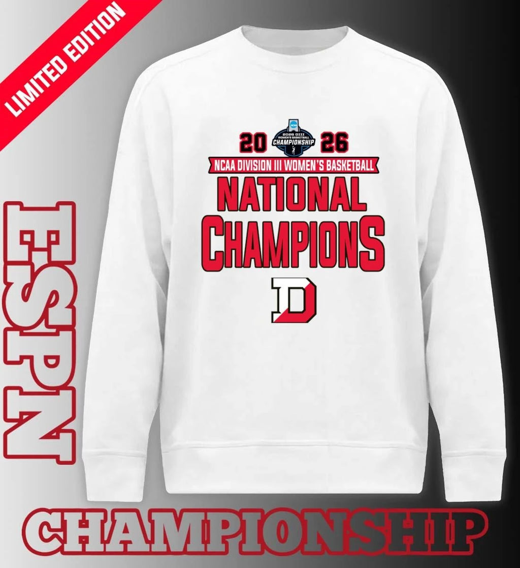 Official Denison Big Red NCAA DIII Women’s Basketball National Champions T-Shirt