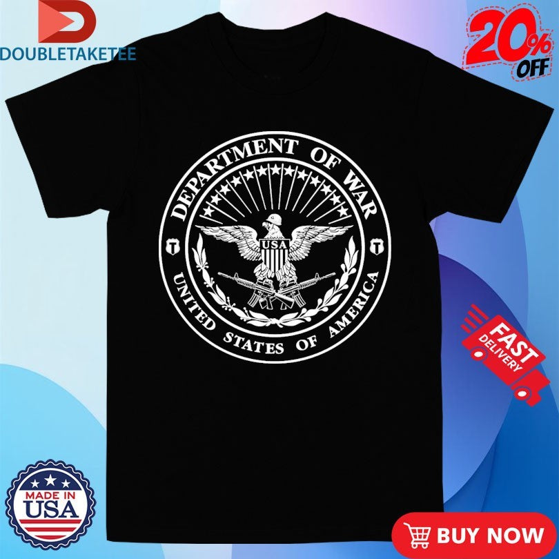 Official Department Of War United States Of America Eagle Shirts