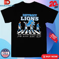 Official Detroit Lions Jared Goff Amon-Ra St Brown And Aidan Hutchinson Penei Sewell Abbey Road Signature Shirts