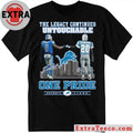Official Detroit Lions One Pride The Legacy Continues Untouchable City And Logo 2025 T-Shirt