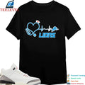 Official Detroit Lions Stethoscope Nurse Heart Shirts