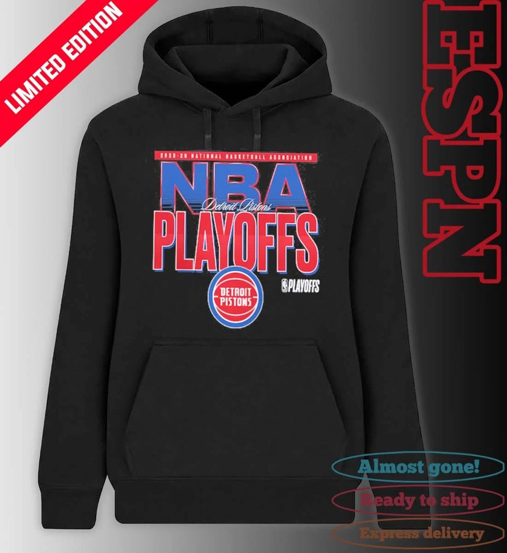 Official Detroit Pistons 2026 NBA Playoffs T-Shirt
