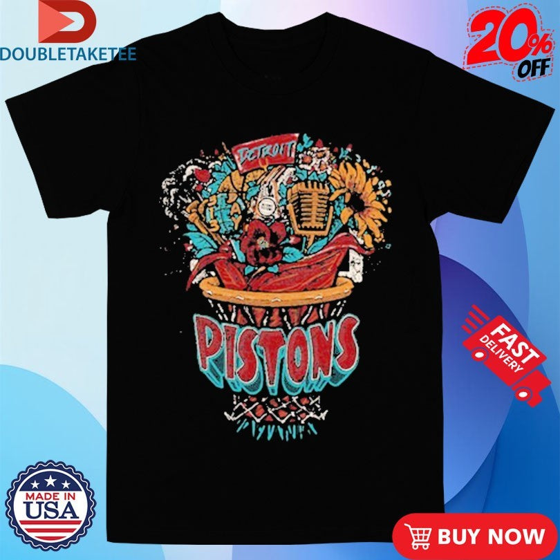 Official Detroit Pistons Bouquet JKO Studios Shirts