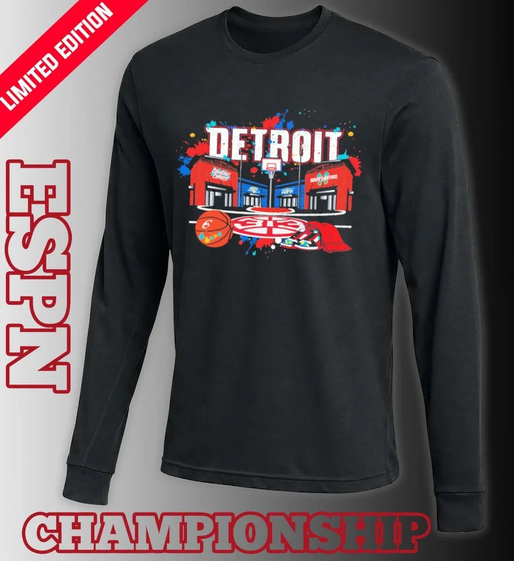 Official Detroit Pistons City of Hoop Dreams NBA Playoffs Shirt