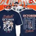 Official Detroit Tigers October Ready 2025 Shirts