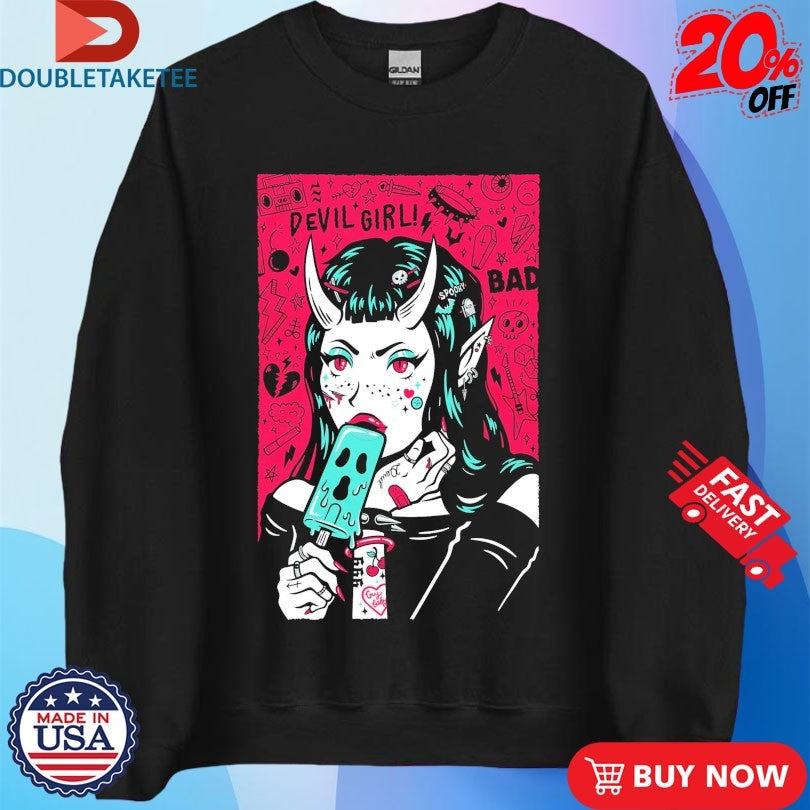 Official Devil Girl Spooky Bad 666 Shirts