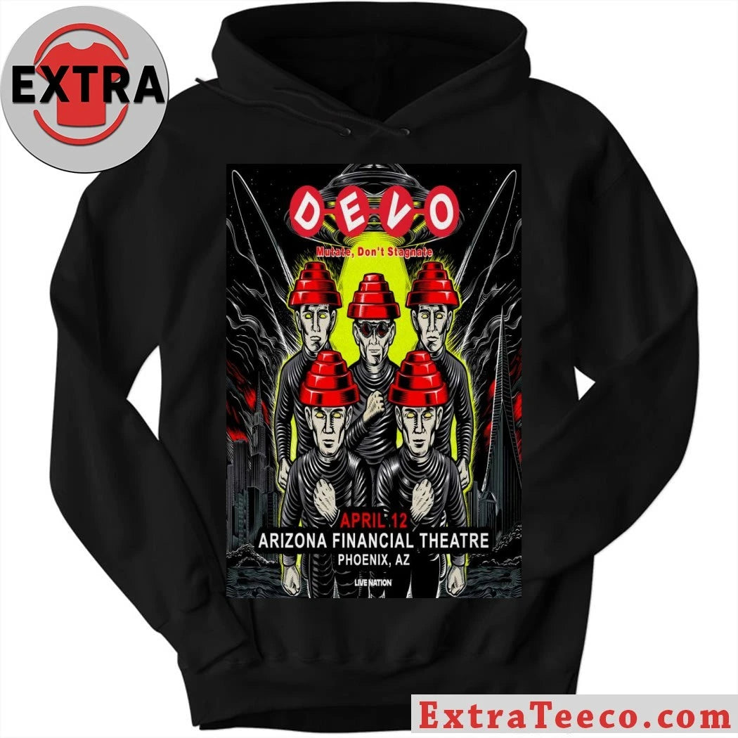 Official Devo April 12 2026 At Arizona Financial Theatre Show Poster Shirt