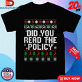 Official Did You Read The Policy Ugly Christmas Shirts