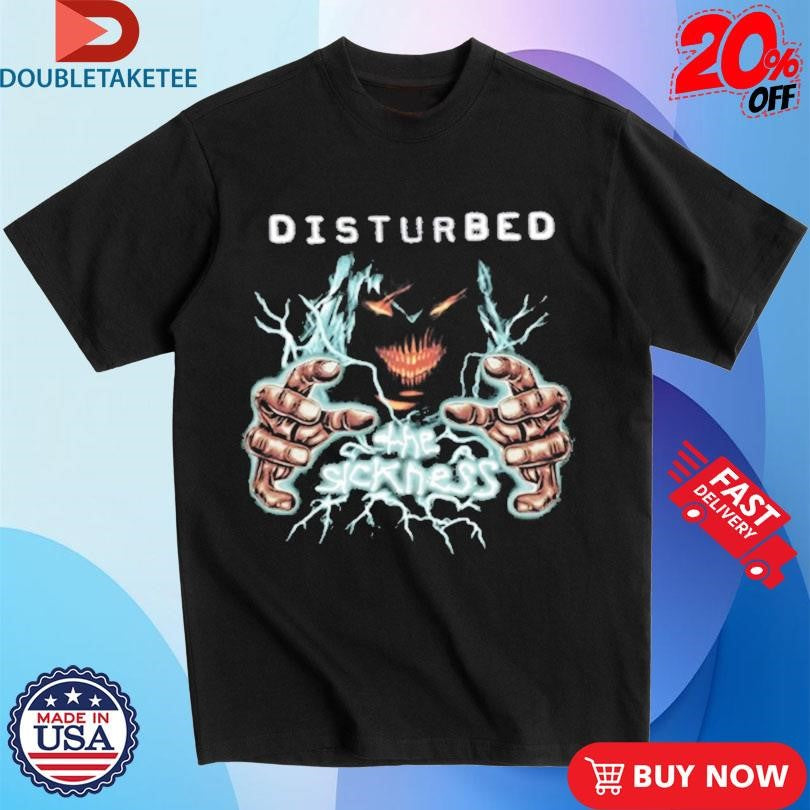 Official Disturbed The Game Sickness 25th Anniversary 2025 Shirts