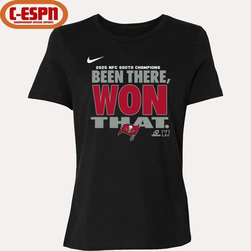 Official Division Champs Tampa Bay Buccaneers Been There Won That T-Shirt