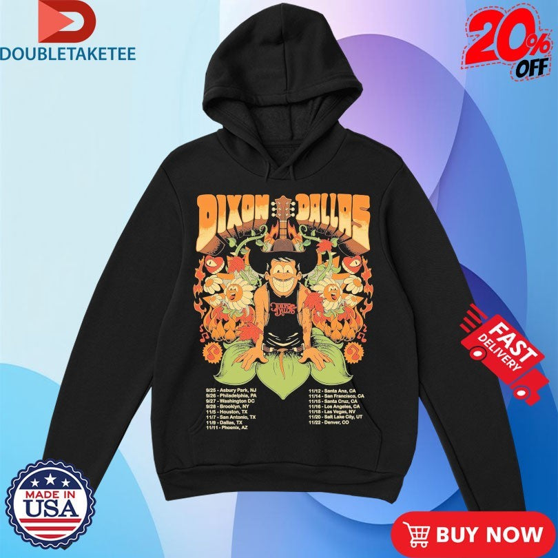 Official Dixon Dallas Concerts In September And November 2025 Tour Dates Guitar Shirts