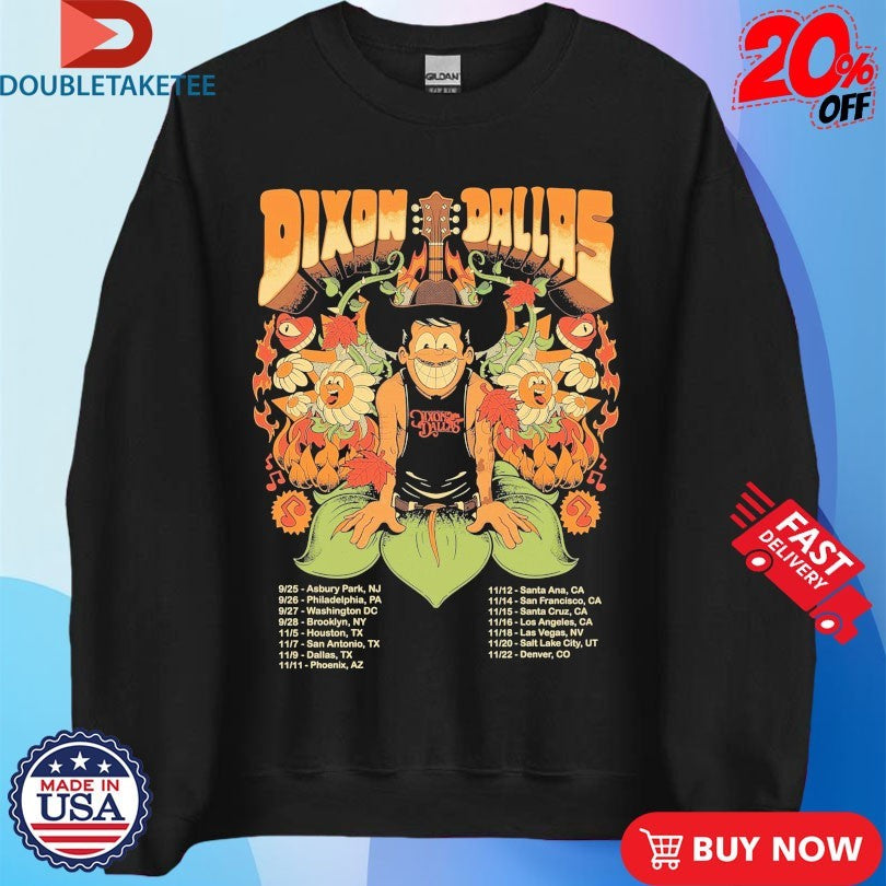 Official Dixon Dallas Concerts In September And November 2025 Tour Dates Guitar Shirts