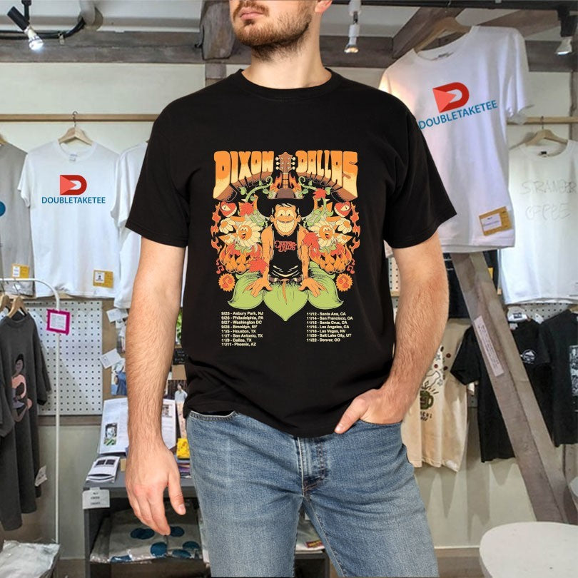 Official Dixon Dallas Concerts In September And November 2025 Tour Dates Guitar Shirts
