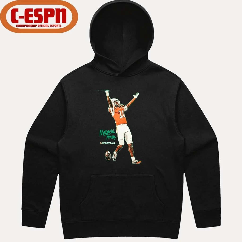 Official Dj Khaled Malachi Toney Miami Football Shirt