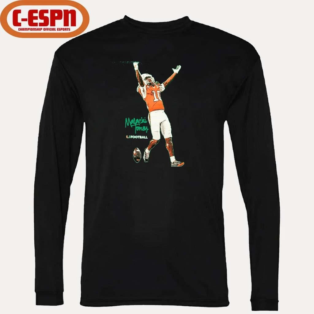 Official Dj Khaled Malachi Toney Miami Football Shirt