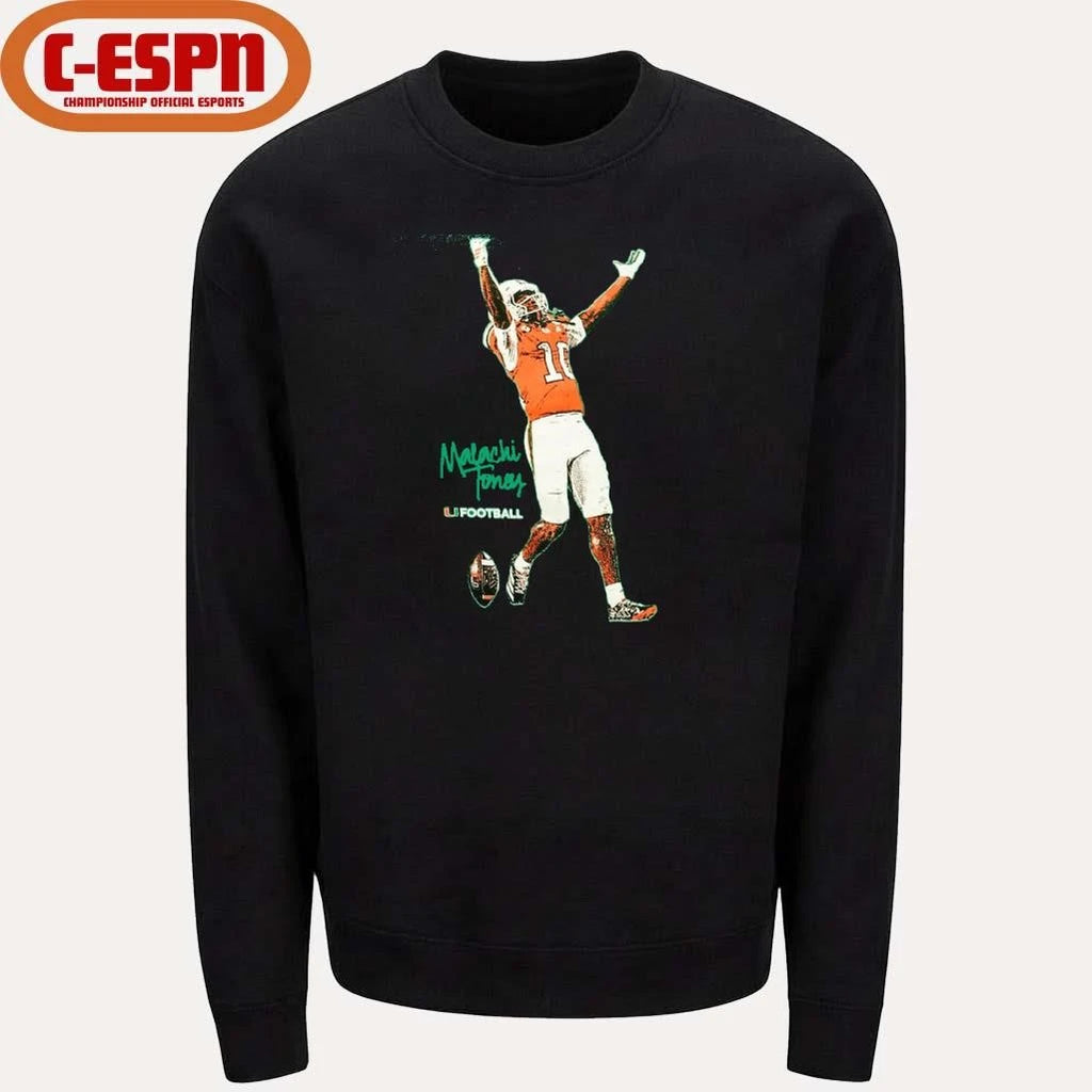 Official Dj Khaled Malachi Toney Miami Football Shirt