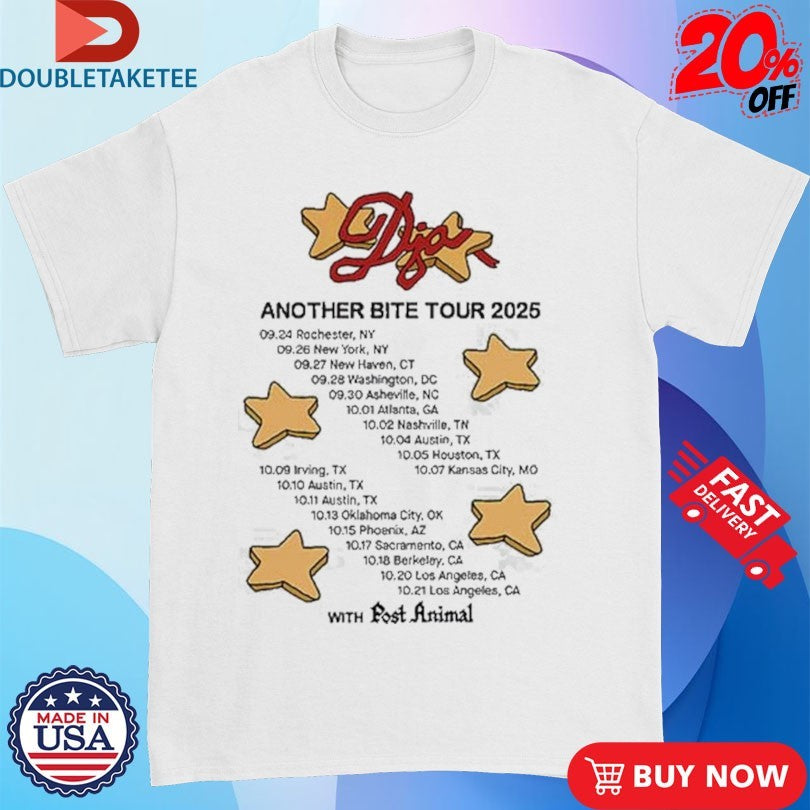 Official Djo Another Bite Tour 2025 Star Shirts