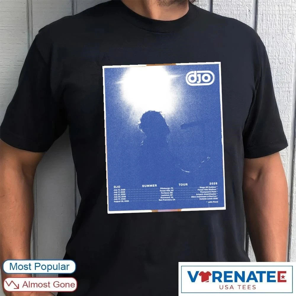 Official Djo with Pond Summer Tour 2026 July – August Poster T-Shirt