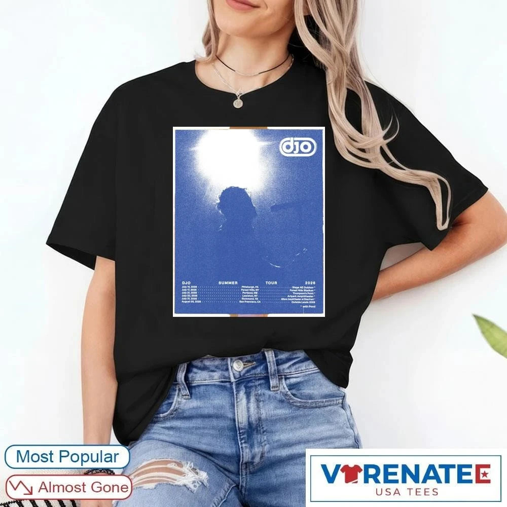 Official Djo with Pond Summer Tour 2026 July – August Poster T-Shirt