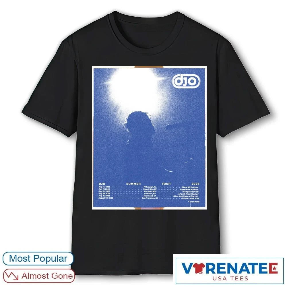 Official Djo with Pond Summer Tour 2026 July – August Poster T-Shirt