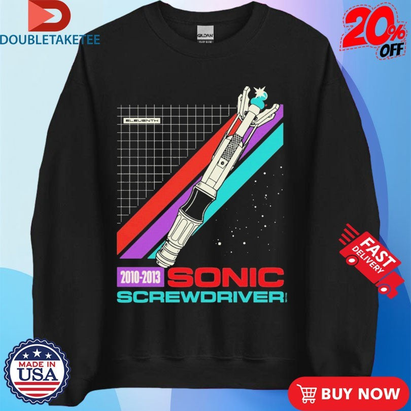 Official Doctor Who Sonic Screwdriver Eleventh Shirts