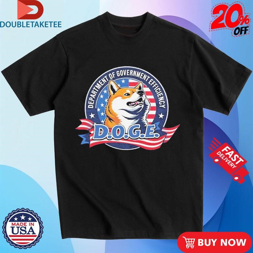 Official Doge Department Of Government Efficiency Logo Shirts