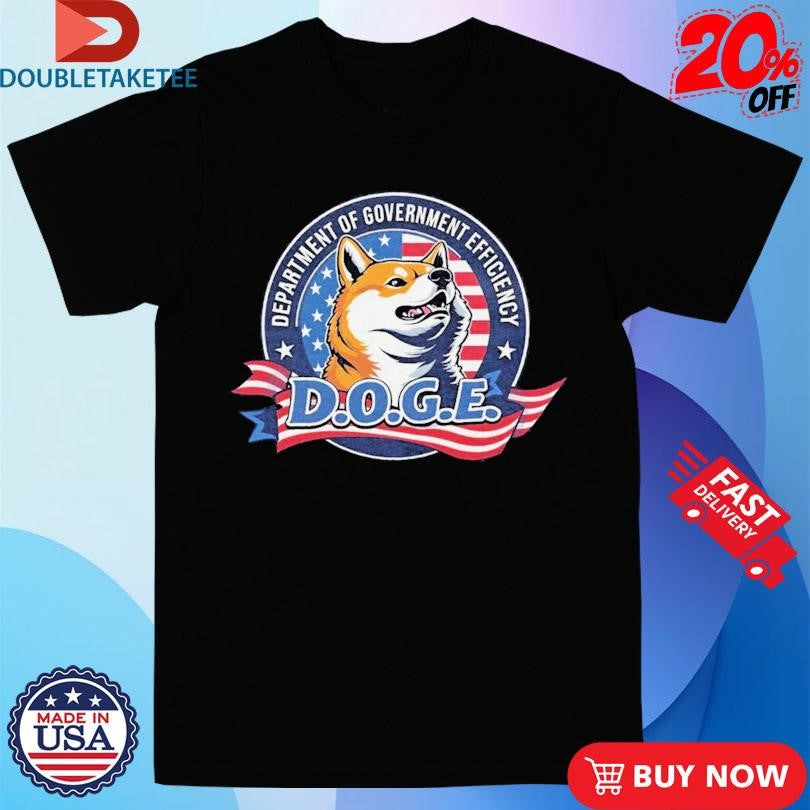 Official Doge Department Of Government Efficiency Logo Shirts