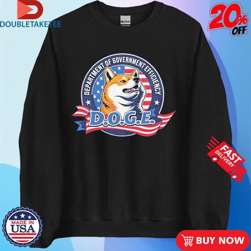 Official Doge Department Of Government Efficiency Logo Shirts