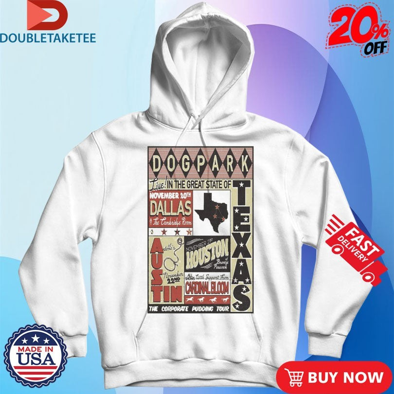 Official Dogpark The Corporate Pudding Tour Dallas, Texas November 20 2025 Concert T-Shirt