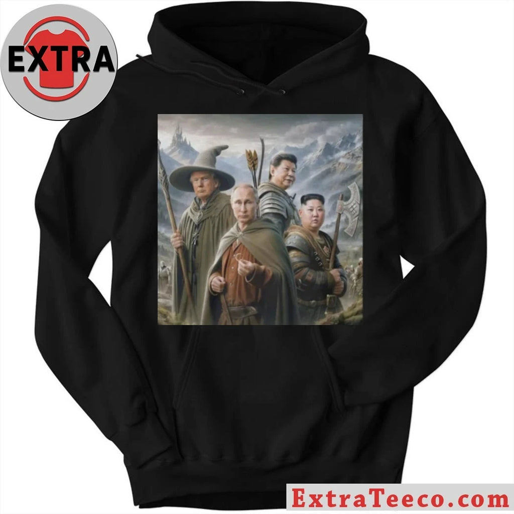 Official Donald Trump, Vladimir Putin, Xi Jinping, and Kim Jong Un The Lord of the Dictators Shirt