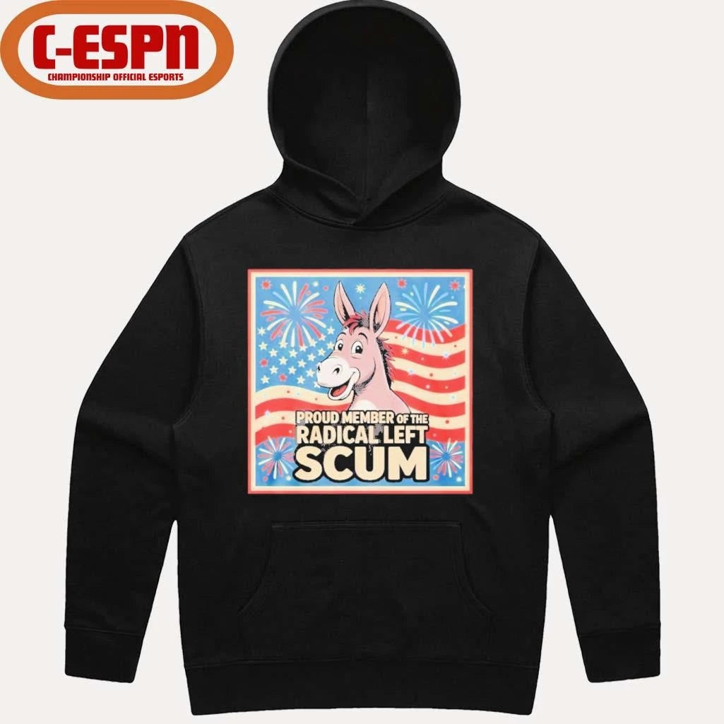 Official Donkey Radical Left Scum T-Shirt