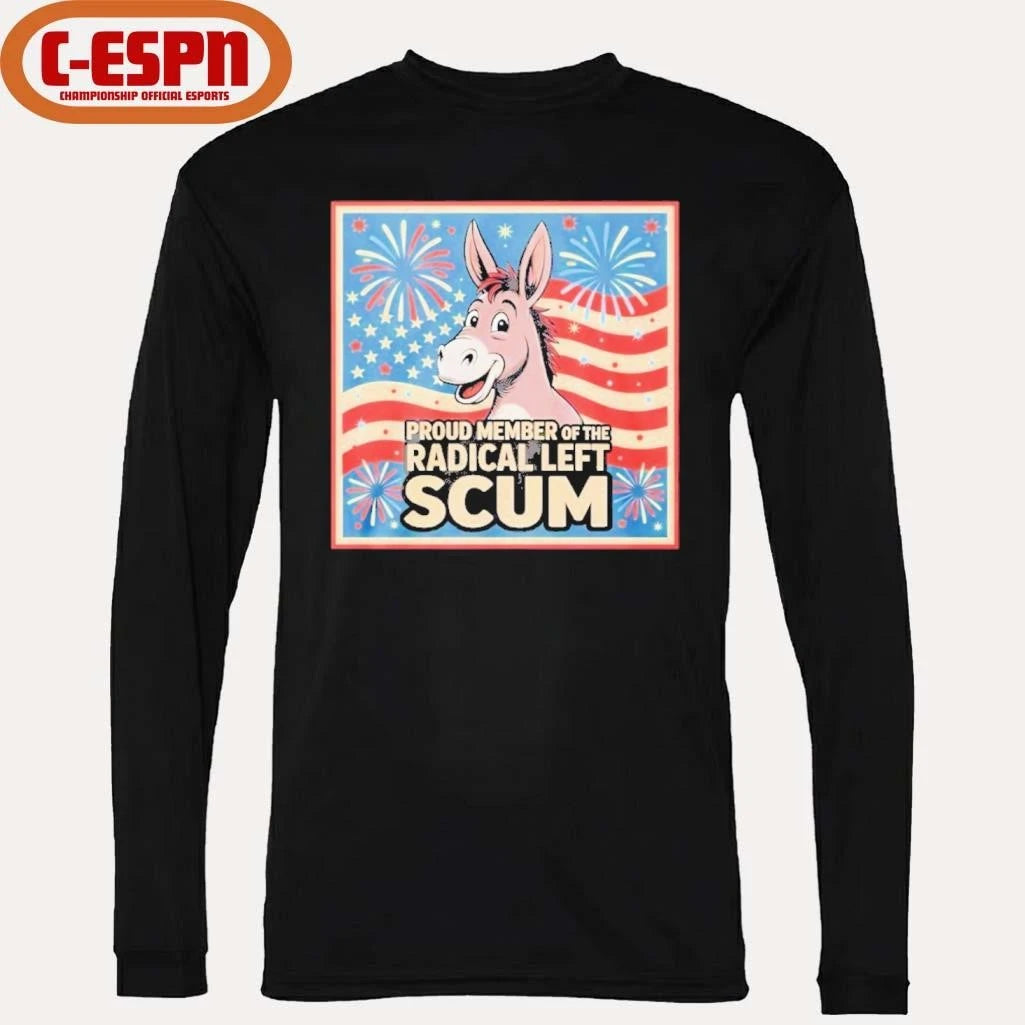 Official Donkey Radical Left Scum T-Shirt