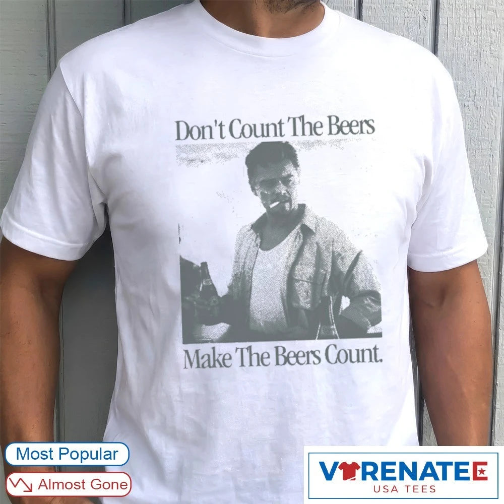 Official Don’t Count The Beers Make The Beers Count Archer T-Shirt