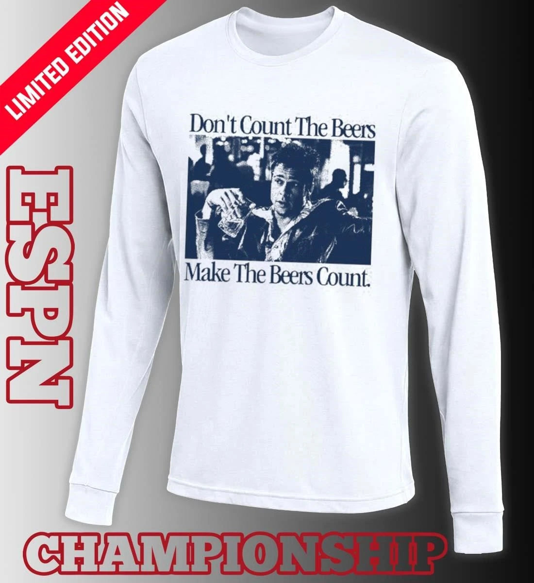 Official Don’t Count The Beers Make The Beers Count Durden shirt