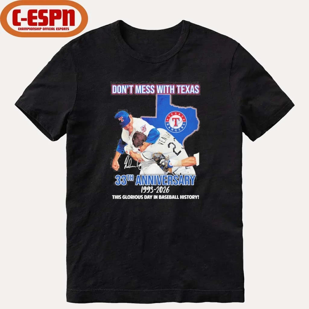 Official Don’t Mess With Texas 33th Anniversary 1993-2026 Shirt