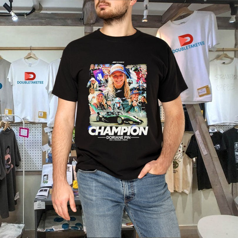 Official Doriane Pin The Champion F1 Academy Champion 2025 Mercedes Prema Shirts