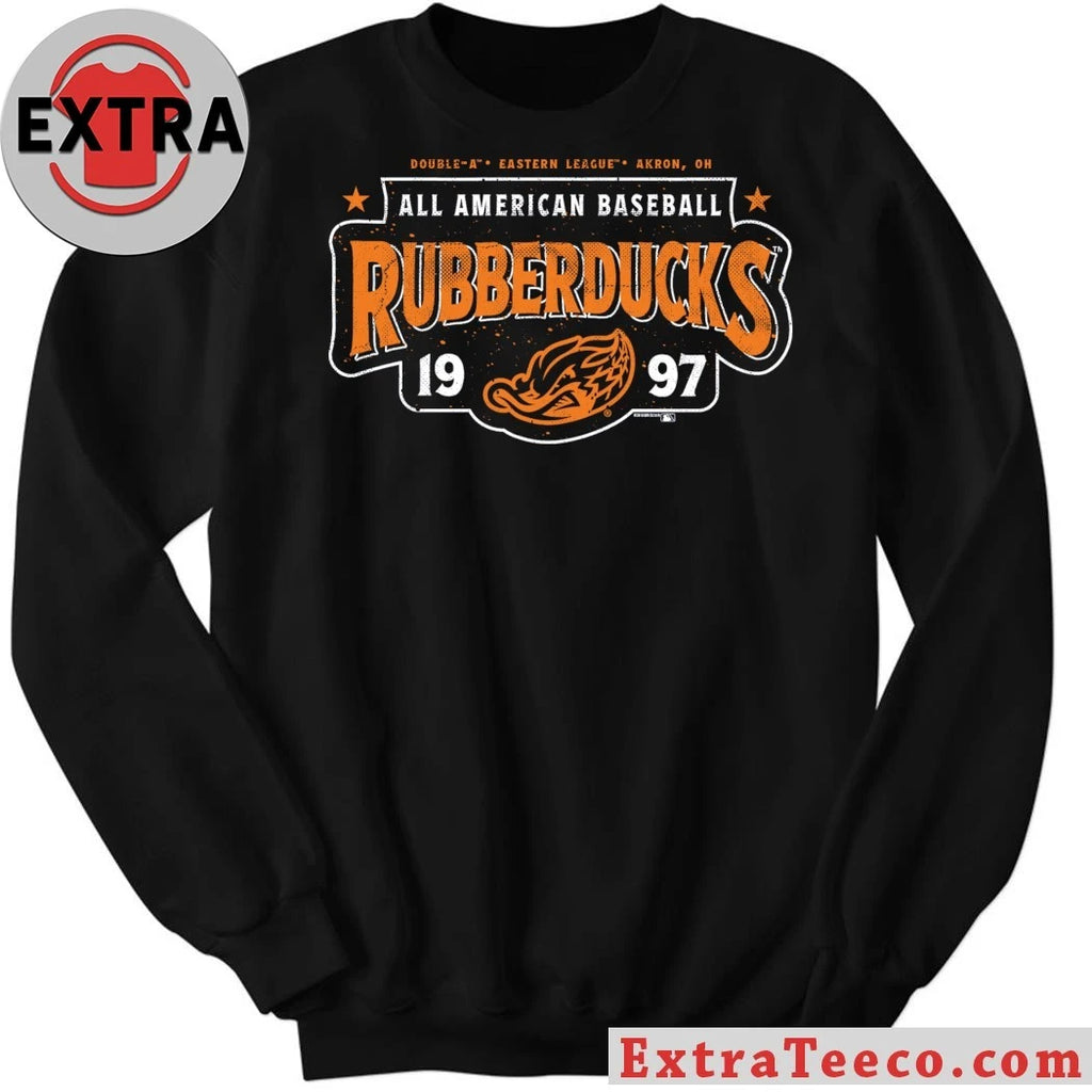 Official Double A Eastern League Akron Og All American Baseball Rubberducks 1997 Shirt
