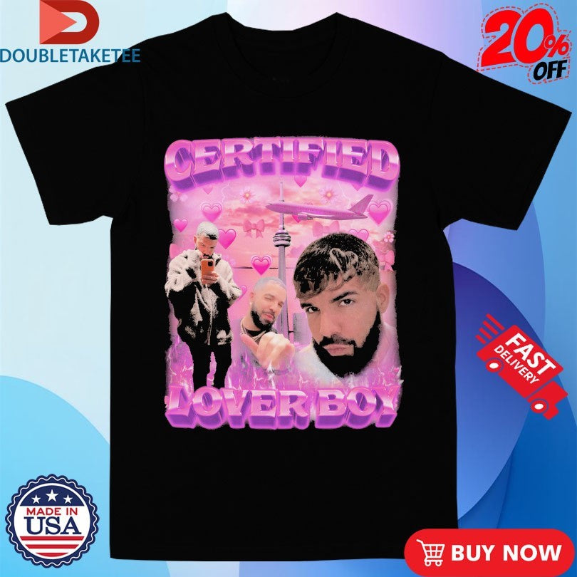 Official Drake Certified Lover Boy Album Heart Shirts