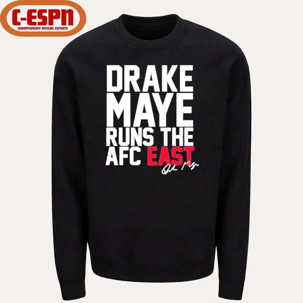 Official Drake Maye Runs The AFC East Champions shirt
