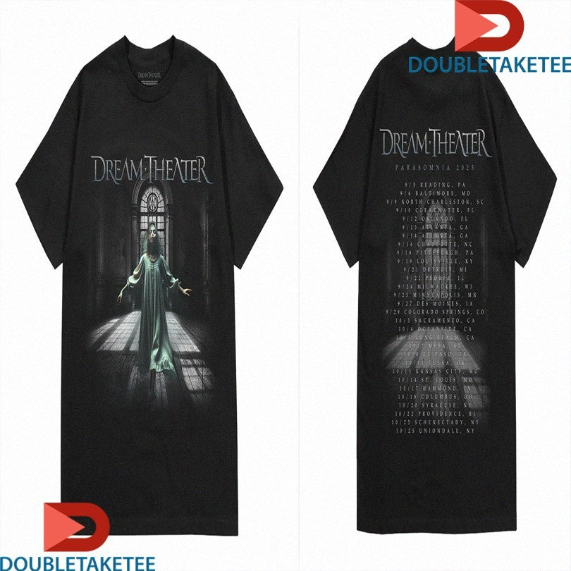 Official Dream Theater Parasomnia Tour 2025 Shirts