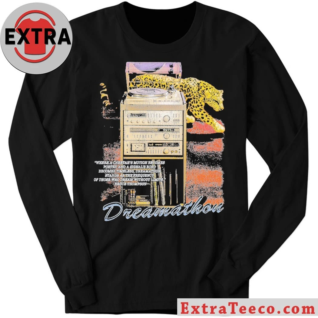 Official Dreamathon Radio Cheetah Vintage Dreams Shirt