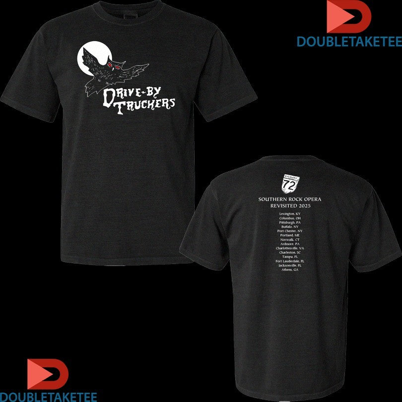 Official Drive By Truckers Southern Rock Opera Revisited 2025 Tour Dates Shirts